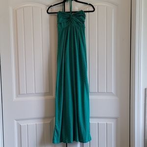 Chic Floor Length Backless Dress with Halter